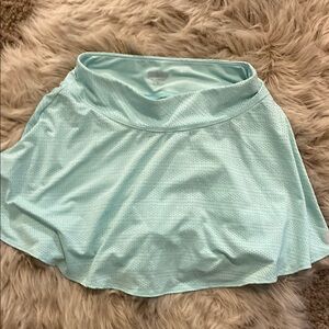 Prince Green Skater Mini Skirt
